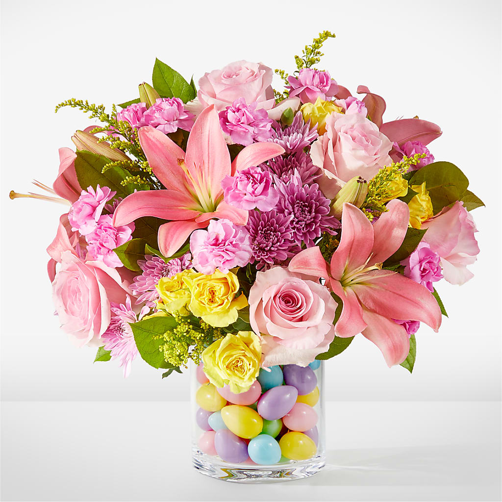 Easter Egg Hunt Bouquet – HEARTS & FLOWERS FLORIST, Pine Bush NY