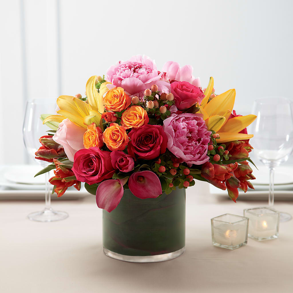 Color Mix Arrangement – HEARTS & FLOWERS FLORIST, Pine Bush NY