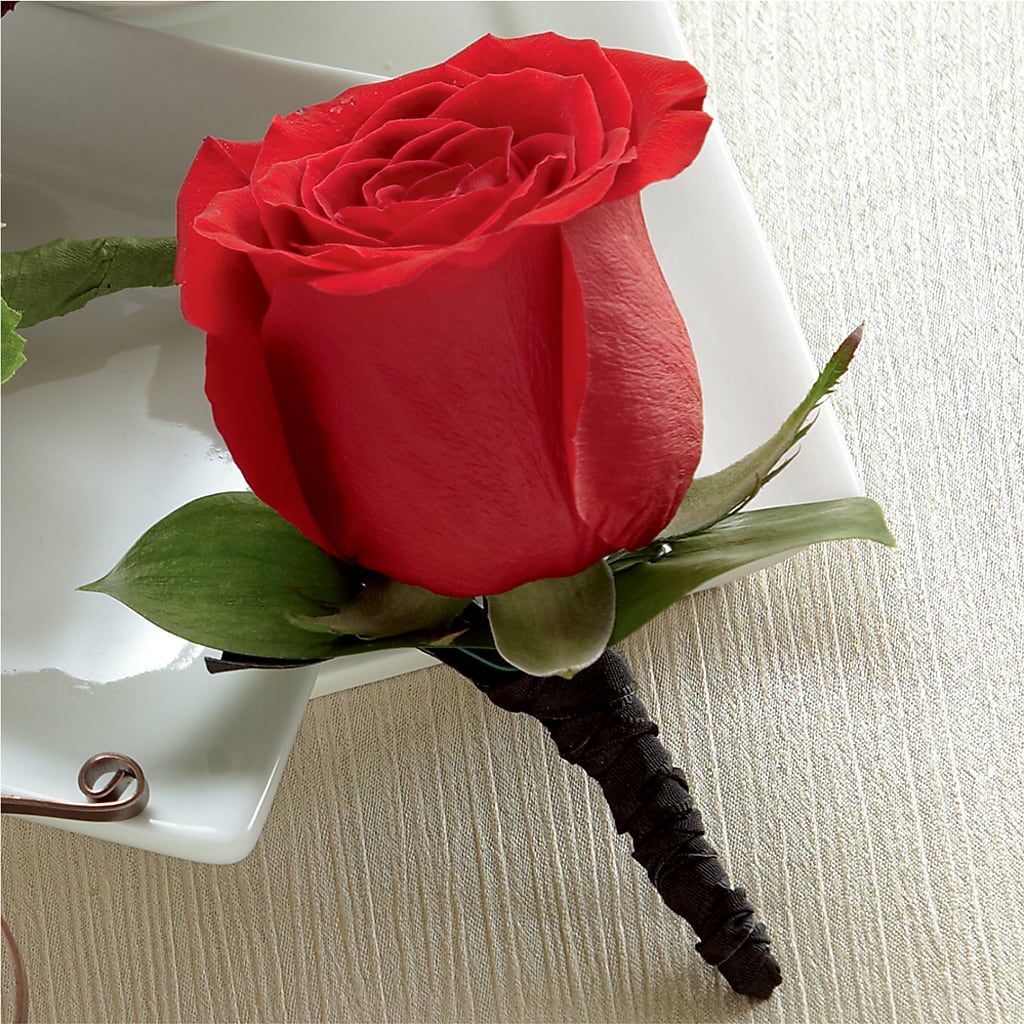 Red Rose Boutonniere – HEARTS & FLOWERS FLORIST, Pine Bush NY