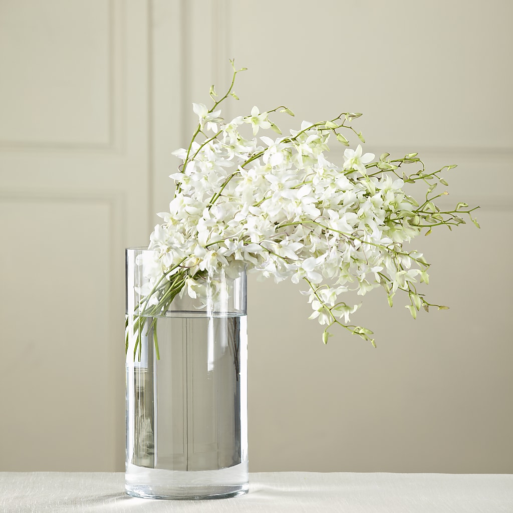White Dendrobium Bouquet – HEARTS & FLOWERS FLORIST, Pine Bush NY
