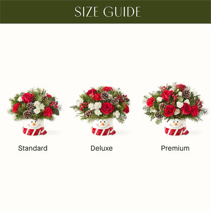Jolly Snowman Bouquet – HEARTS & FLOWERS FLORIST, Pine Bush NY