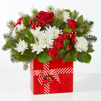Presents Under the Tree Bouquet – HEARTS & FLOWERS FLORIST, Pine Bush NY