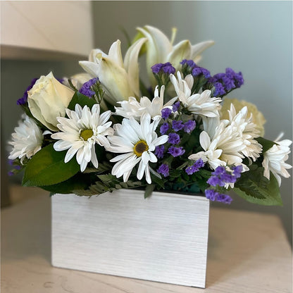 Beyond Blue Box Bouquet – HEARTS & FLOWERS FLORIST, Pine Bush NY