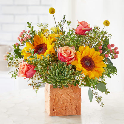 Sunflower Season Bouquet – HEARTS & FLOWERS FLORIST, Pine Bush NY