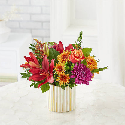 Burgundy Landscape Bouquet – HEARTS & FLOWERS FLORIST, Pine Bush NY