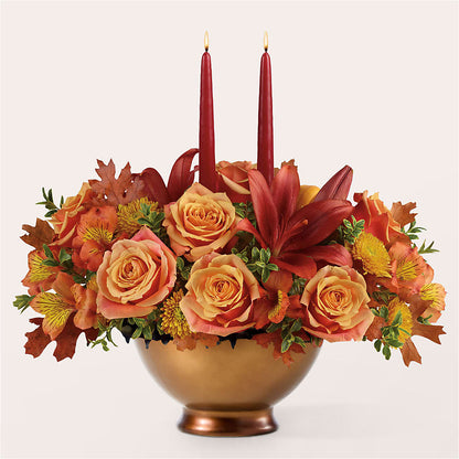 Harvest Table Centerpiece – HEARTS & FLOWERS FLORIST, Pine Bush NY