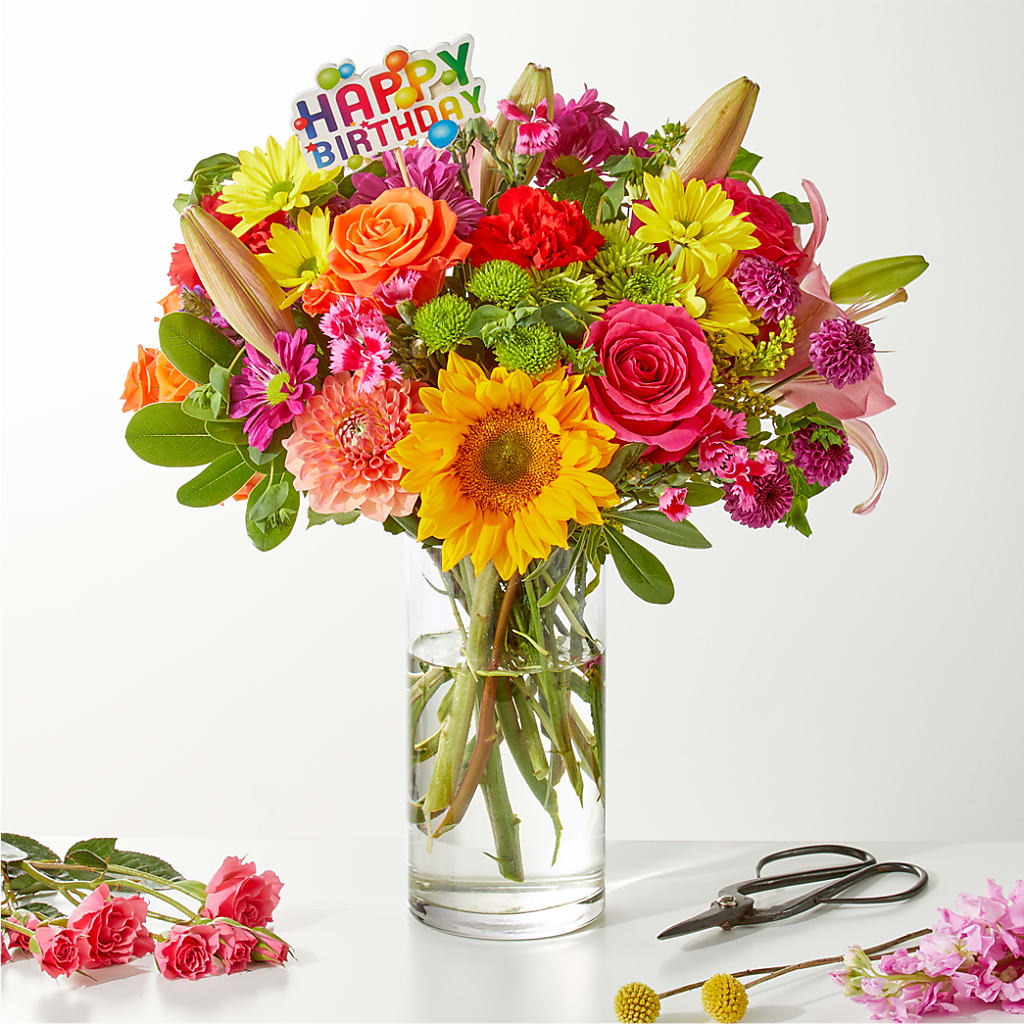 Cue the Confetti - A Florist Original – HEARTS & FLOWERS FLORIST, Pine Bush NY