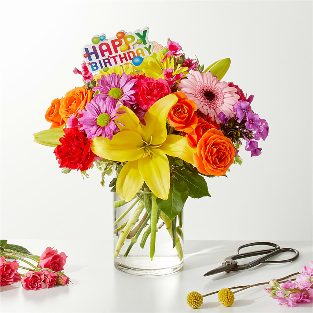 Cue the Confetti - A Florist Original – HEARTS & FLOWERS FLORIST, Pine Bush NY