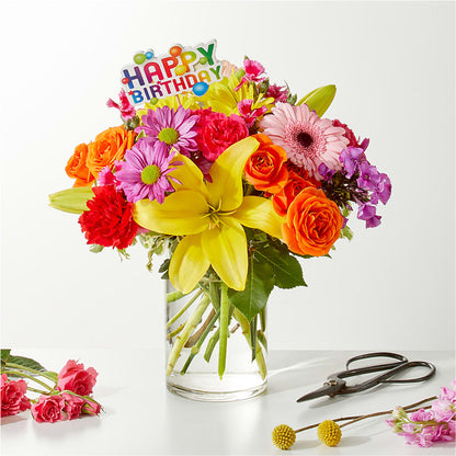 Cue the Confetti - A Florist Original – HEARTS & FLOWERS FLORIST, Pine Bush NY