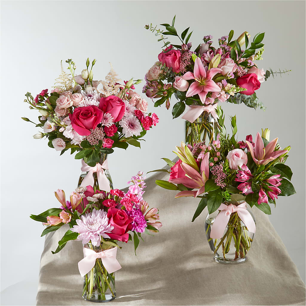 Pink Ribbon - A Florist Original – HEARTS & FLOWERS FLORIST, Pine Bush NY