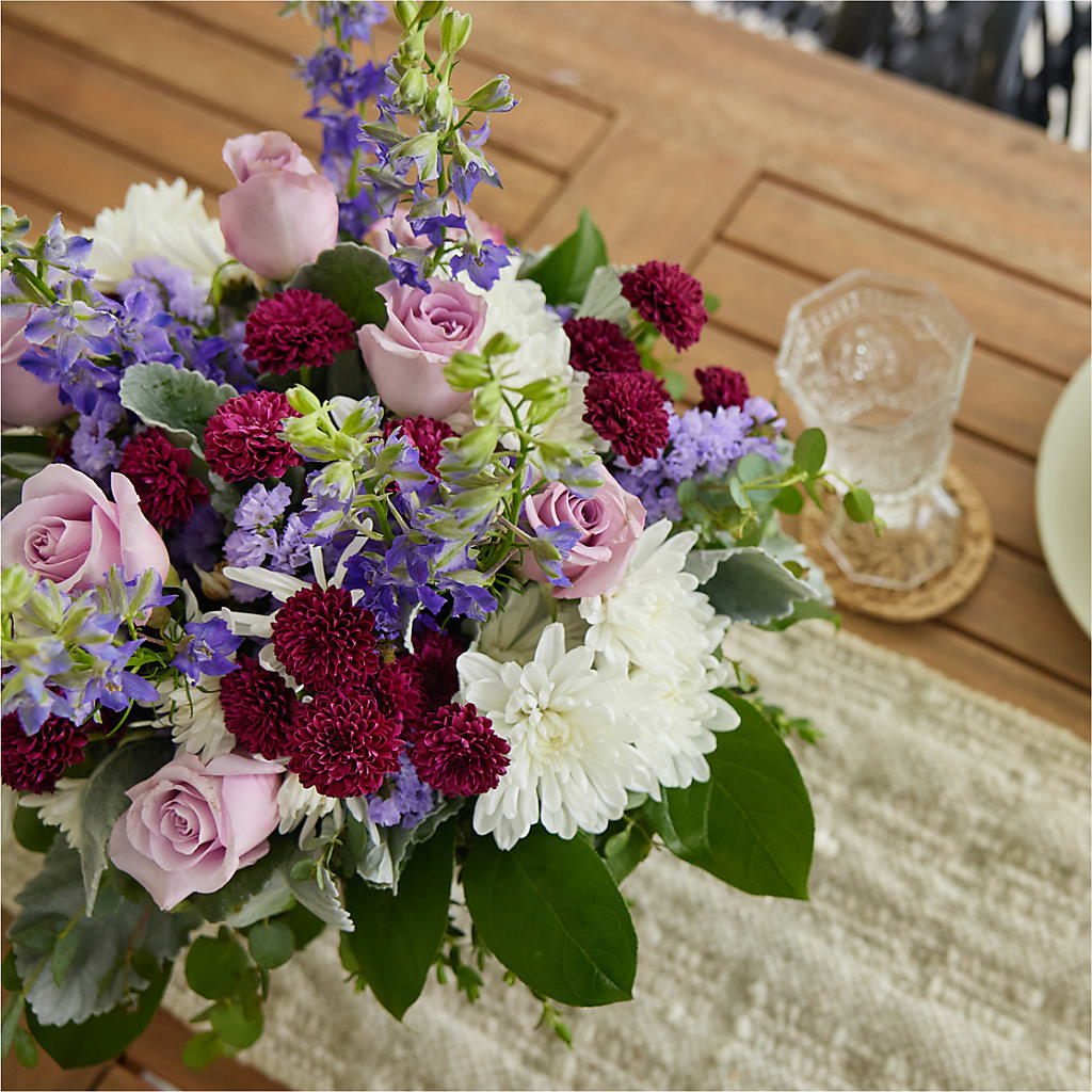 Violet Frost Bouquet – HEARTS & FLOWERS FLORIST, Pine Bush NY