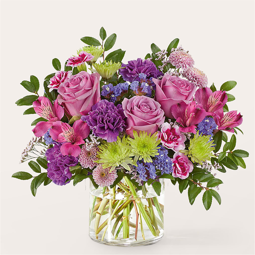 Glass Half Full Bouquet – HEARTS & FLOWERS FLORIST, Pine Bush NY