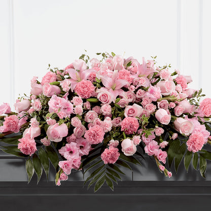 Garden of Comfort Casket Spray (Standard) – HEARTS & FLOWERS FLORIST, Pine Bush NY