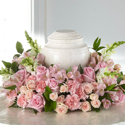 Blooms of Hope Cremation Adornment – HEARTS & FLOWERS FLORIST, Pine Bush NY
