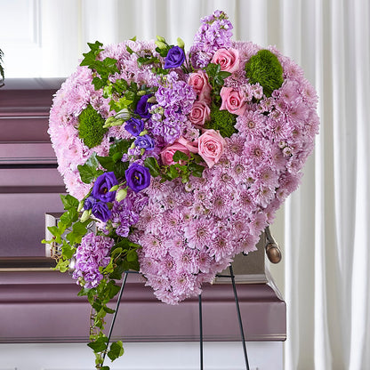 Treasured Love Standing Heart – HEARTS & FLOWERS FLORIST, Pine Bush NY