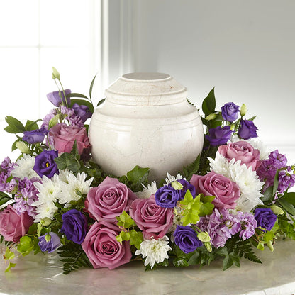 Blooming Sympathy Cremation Adornment – HEARTS & FLOWERS FLORIST, Pine Bush NY