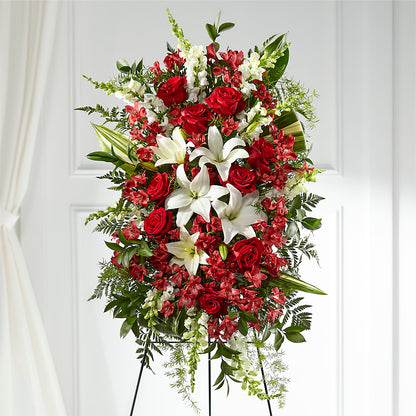 Everlasting Memory Standing Spray – HEARTS & FLOWERS FLORIST, Pine Bush NY