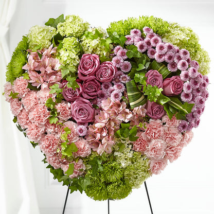 Heartwarming Standing Heart – HEARTS & FLOWERS FLORIST, Pine Bush NY