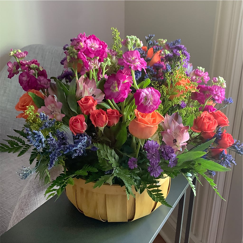 Garden of Life Basket – HEARTS & FLOWERS FLORIST, Pine Bush NY