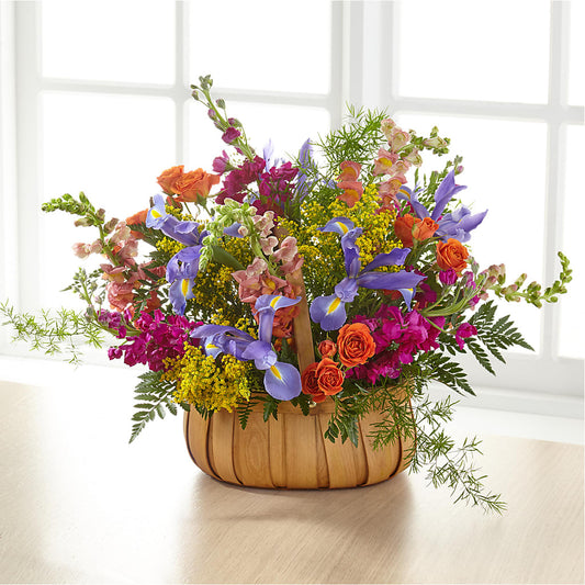 Garden of Life Basket – HEARTS & FLOWERS FLORIST, Pine Bush NY