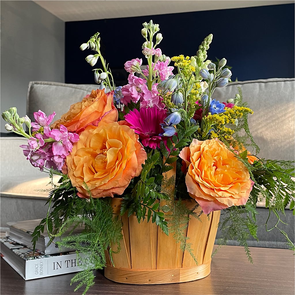 Garden of Life Basket – HEARTS & FLOWERS FLORIST, Pine Bush NY
