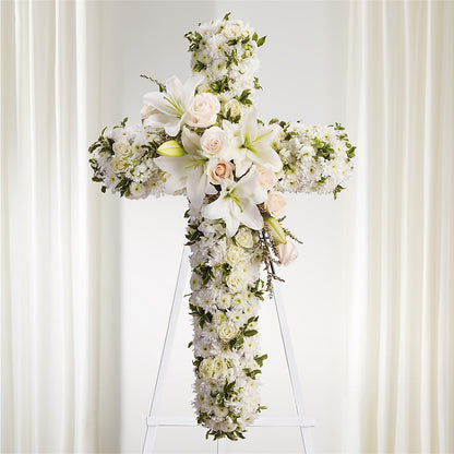 Spiritual Guidance Standing Spray – HEARTS & FLOWERS FLORIST, Pine Bush NY
