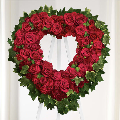 Wholehearted Standing Spray – HEARTS & FLOWERS FLORIST, Pine Bush NY