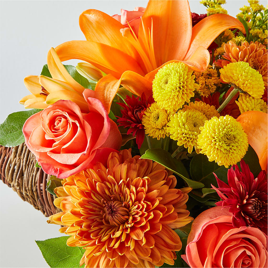 Bouquet of Blessings Cornucopia – HEARTS & FLOWERS FLORIST, Pine Bush NY