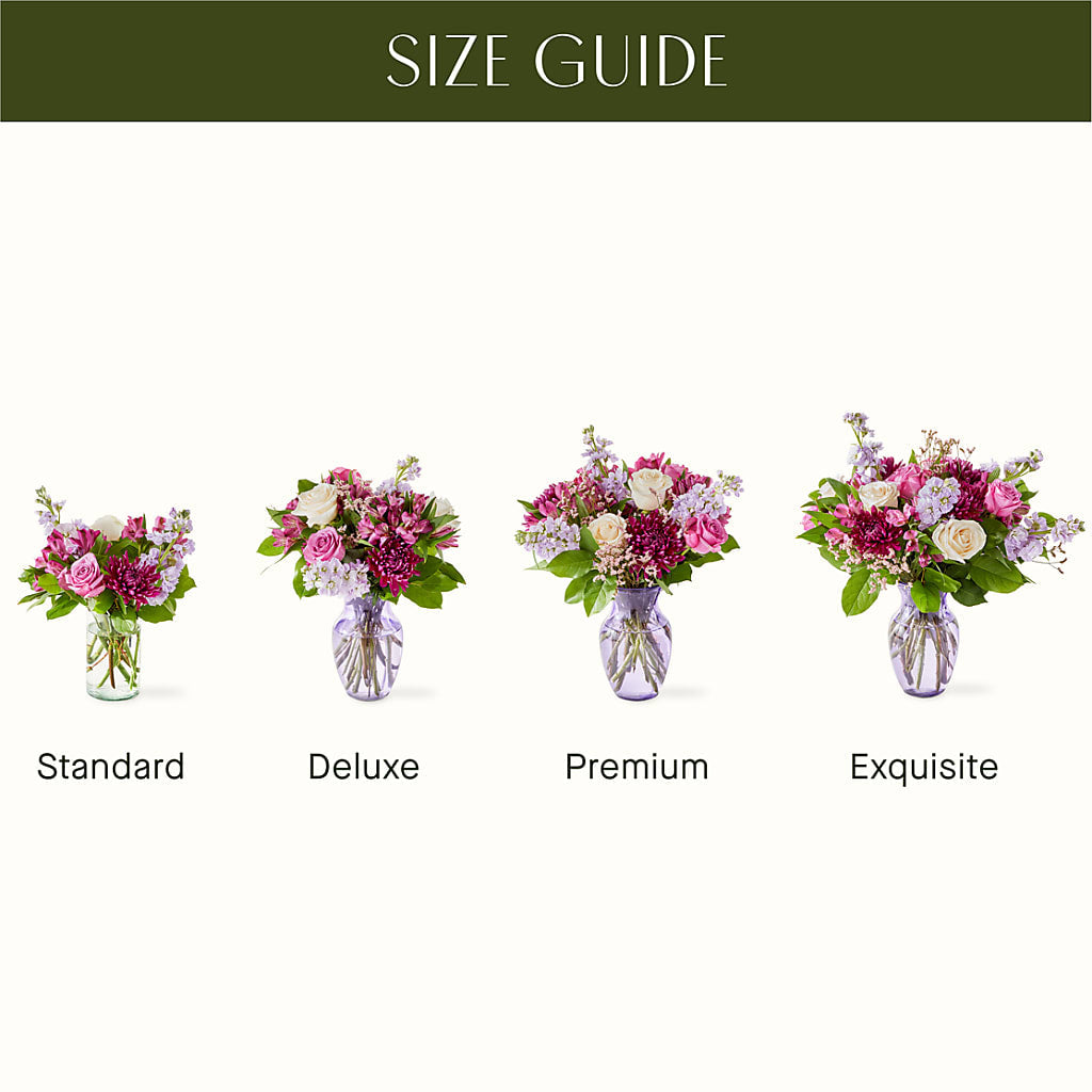 Amethyst Dreams Bouquet – HEARTS & FLOWERS FLORIST, Pine Bush NY