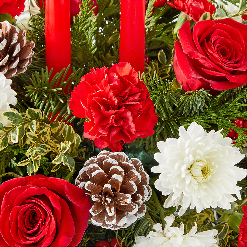 Holiday Soiree Centerpiece – HEARTS & FLOWERS FLORIST, Pine Bush NY
