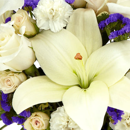 Sapphire Rush Bouquet – HEARTS & FLOWERS FLORIST, Pine Bush NY