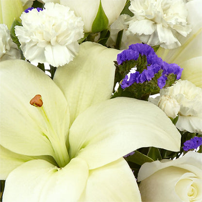 Sapphire Rush Bouquet – HEARTS & FLOWERS FLORIST, Pine Bush NY