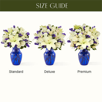 Sapphire Rush Bouquet – HEARTS & FLOWERS FLORIST, Pine Bush NY