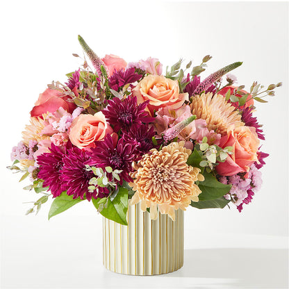 Berry Cobbler Bouquet with Ivory Vase – HEARTS & FLOWERS FLORIST, Pine Bush NY