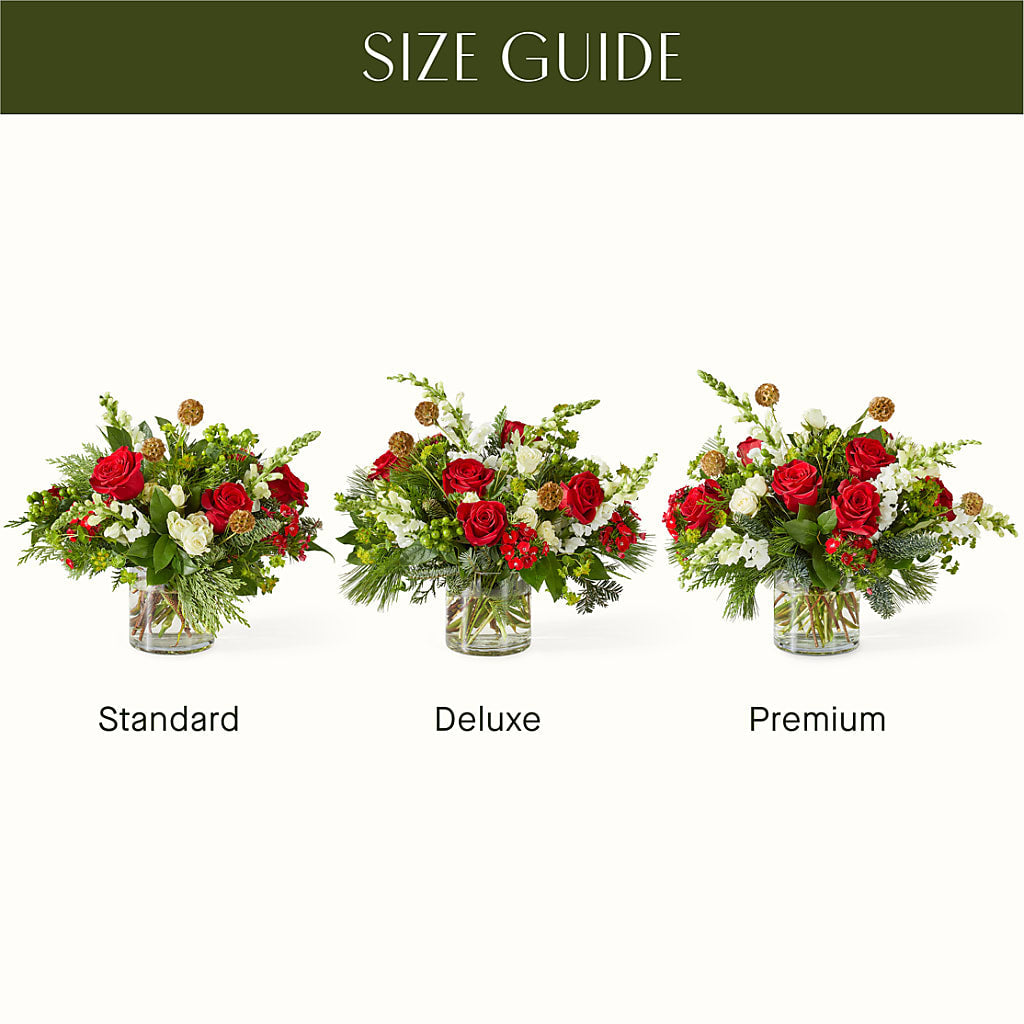 Deck the Halls Bouquet – HEARTS & FLOWERS FLORIST, Pine Bush NY