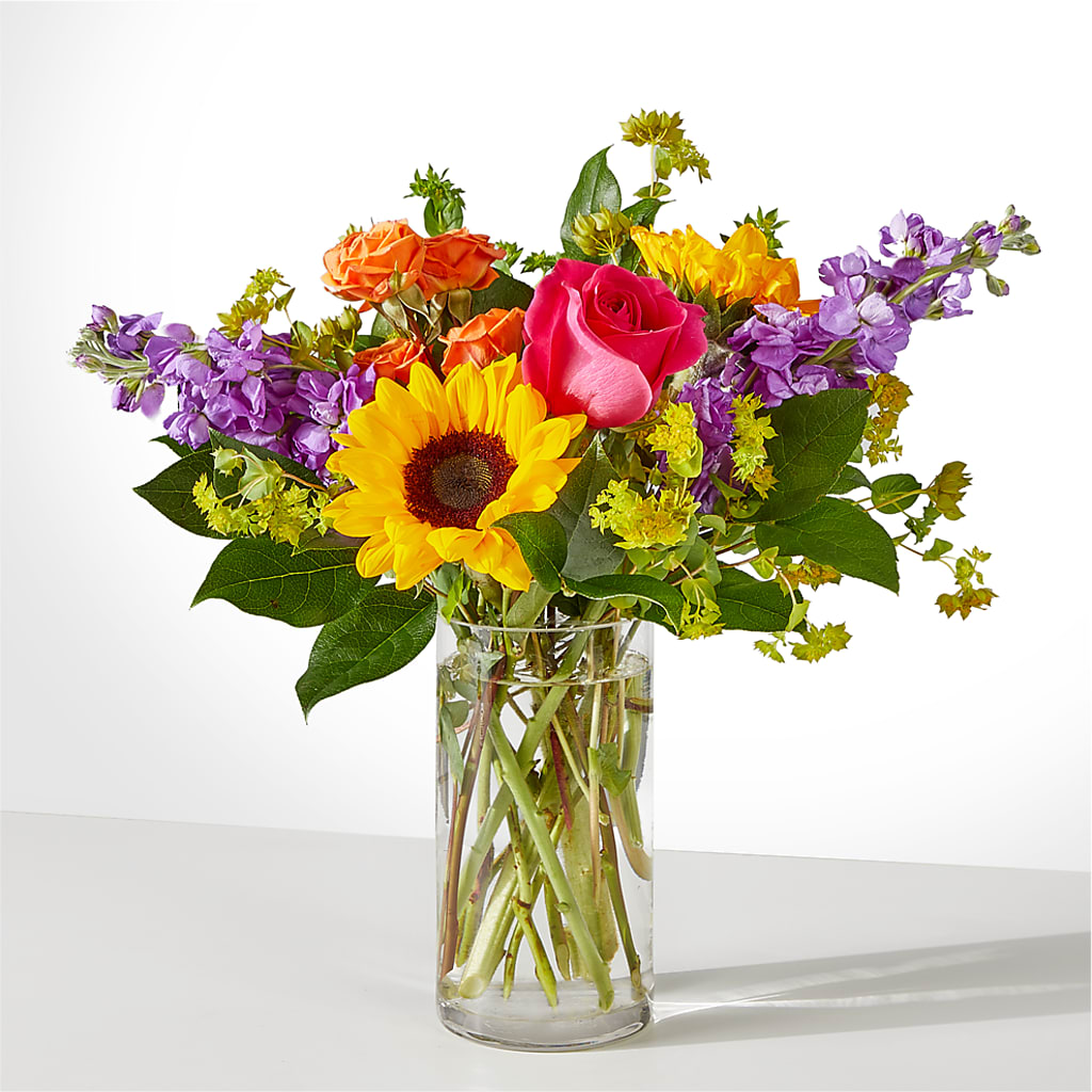 Vibrant Greetings Bouquet – HEARTS & FLOWERS FLORIST, Pine Bush NY