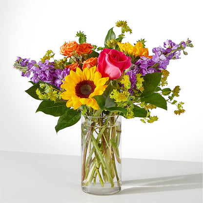 Vibrant Greetings Bouquet – HEARTS & FLOWERS FLORIST, Pine Bush NY