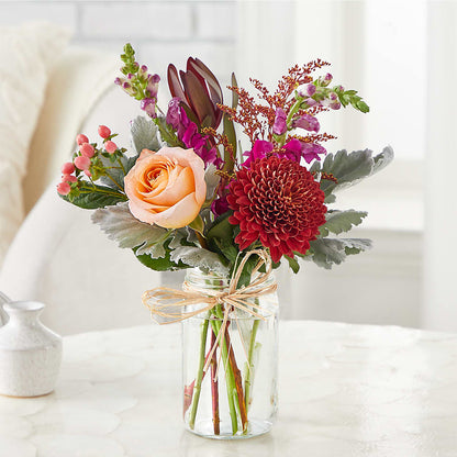 Moody Hues Bouquet – HEARTS & FLOWERS FLORIST, Pine Bush NY