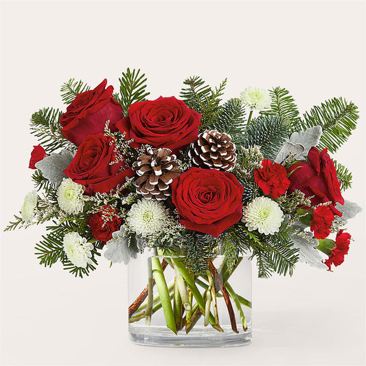 Yule Cheer Bouquet – HEARTS & FLOWERS FLORIST, Pine Bush NY