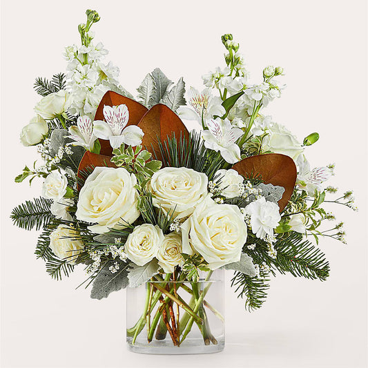 Fresh Snowfall Bouquet – HEARTS & FLOWERS FLORIST, Pine Bush NY