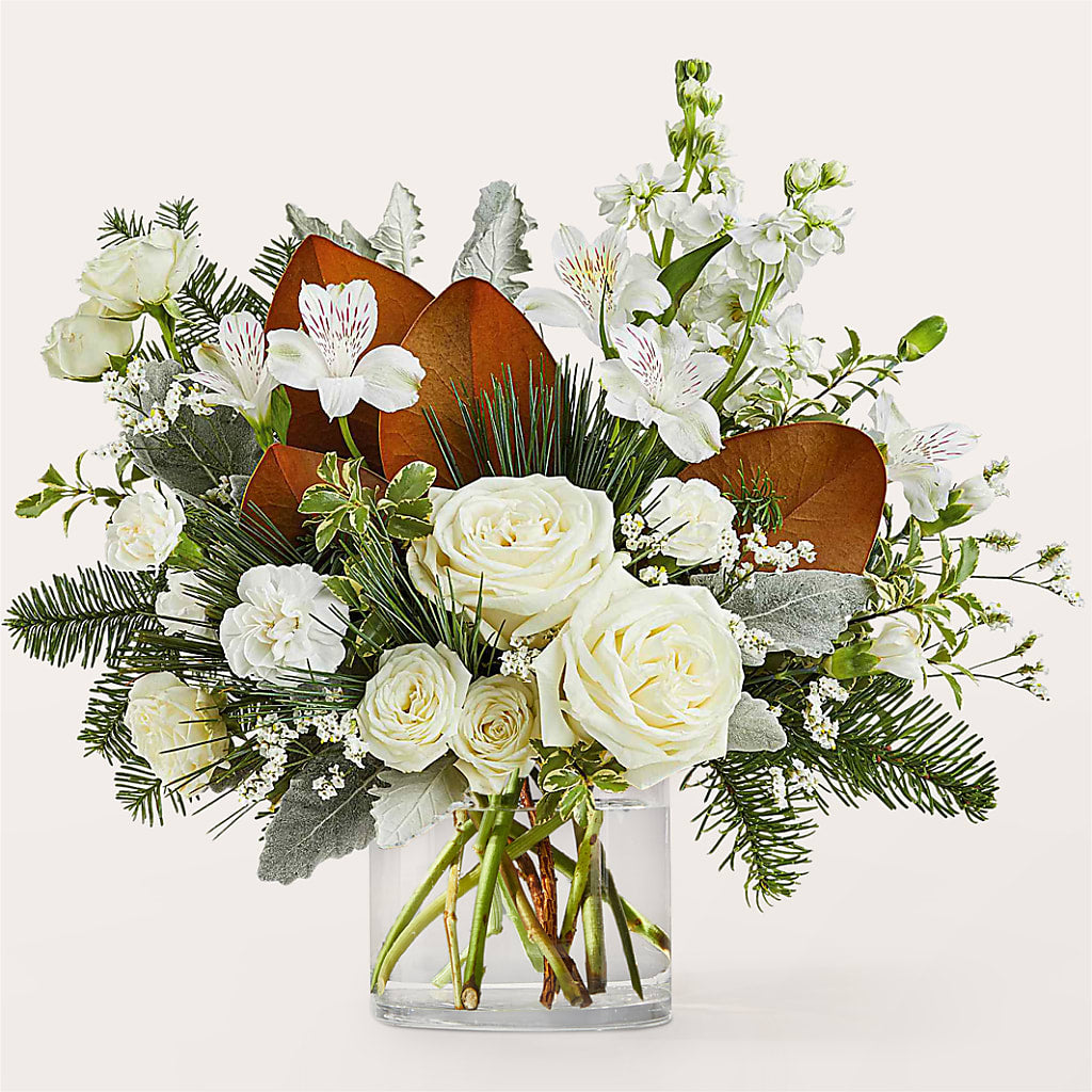 Fresh Snowfall Bouquet – HEARTS & FLOWERS FLORIST, Pine Bush NY