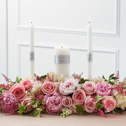 Worldwide Romance Unity Candle Arrangement – HEARTS & FLOWERS FLORIST, Pine Bush NY