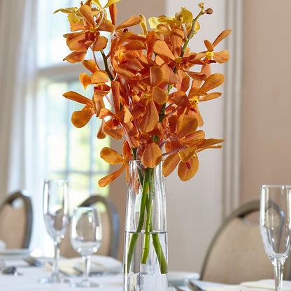 Orange Mokara Bud Vase – HEARTS & FLOWERS FLORIST, Pine Bush NY