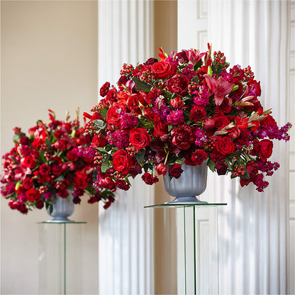 Love & Honor Arrangement – HEARTS & FLOWERS FLORIST, Pine Bush NY